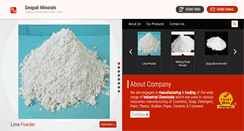 Desktop Screenshot of deepaliminerals.com