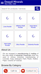 Mobile Screenshot of deepaliminerals.com